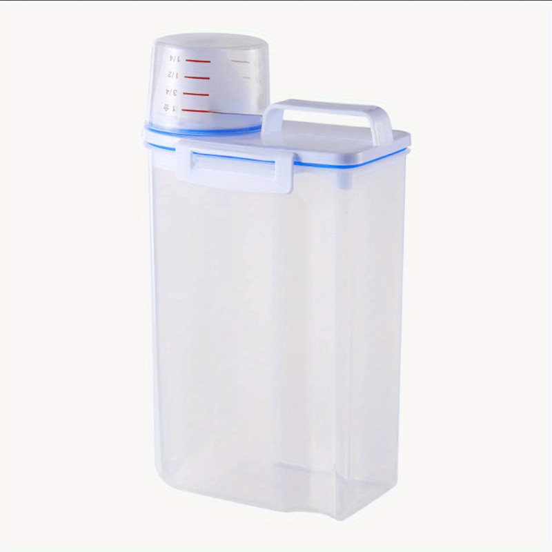 Portable Transparent Cereal Storage Container Moisture-proof Sealed Box