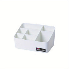 Large Capacity Divided Storage Box for Cosmetics Lipstick Stationery