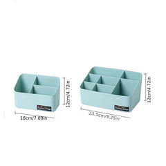 Large Capacity Divided Storage Box for Cosmetics Lipstick Stationery