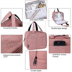 Women's Insulated Lunch Bag Thermal Meal Tote for Work School