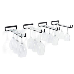 Iron Wine Glass Holder Rack for Cabinet and Bar Home Decor