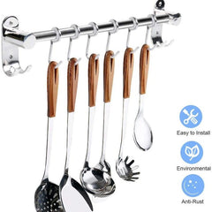 304 Stainless Steel Kitchen Hanger with 12 Hooks