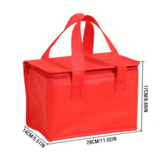 Non-wove Insulation Bag Aluminum Foil Lunch Box Bag Large Capacity