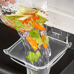 Kitchen Sink Filter Rack with 50 Filter Screens for Leftover Drain