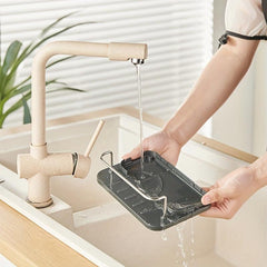 3 in 1 Kitchen Sink Organizer Stainless Steel