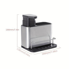 3 in 1 Kitchen Sink Organizer Stainless Steel