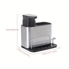 3 in 1 Kitchen Sink Organizer Stainless Steel