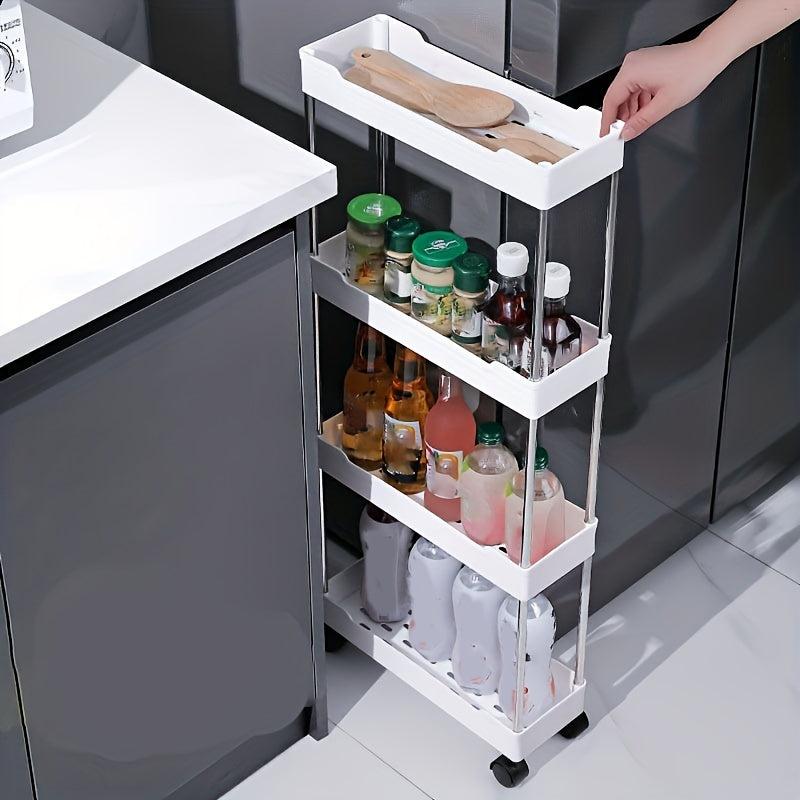 Layer Floor Shelf for Bathroom Kitchen Household Supplies