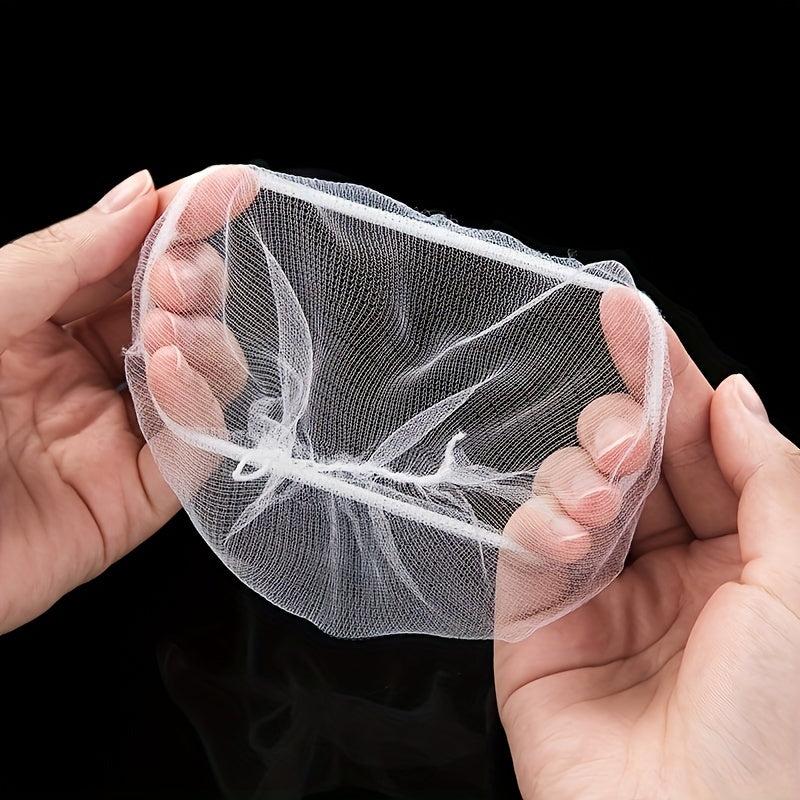 100 Disposable Sink Filter Mesh Bags Easy Cleaning Food Waste Disposal