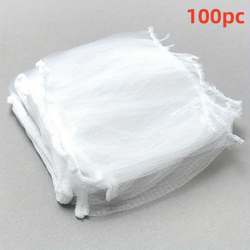 100 Disposable Sink Filter Mesh Bags Easy Cleaning Food Waste Disposal