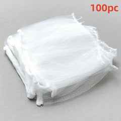 100 Disposable Sink Filter Mesh Bags Easy Cleaning Food Waste Disposal