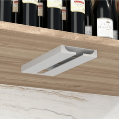 Wine Glass Holder Under Shelf Metal Goblet Rack Hanging Stemware Rack