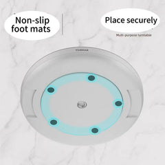 Turntable Kitchen Storage Tray Rotating Non Slip Tableware Season