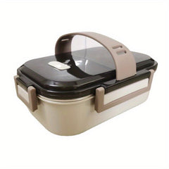 Portable Stainless Steel Lunch Box for Teenagers & Workers