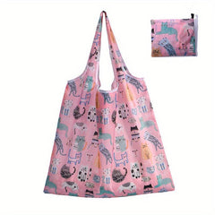 Reusable Floral Tote Bag Washable Shopping Supplies