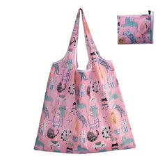 Reusable Floral Tote Bag Washable Shopping Supplies