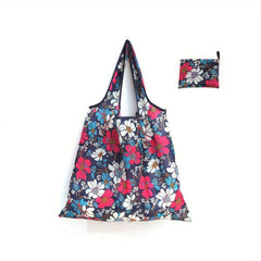 Reusable Floral Tote Bag Washable Shopping Supplies