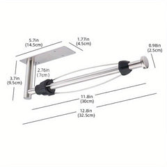 Hanging Paper Towel Holder Under Shelf Storage