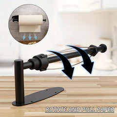 Hanging Paper Towel Holder Under Shelf Storage