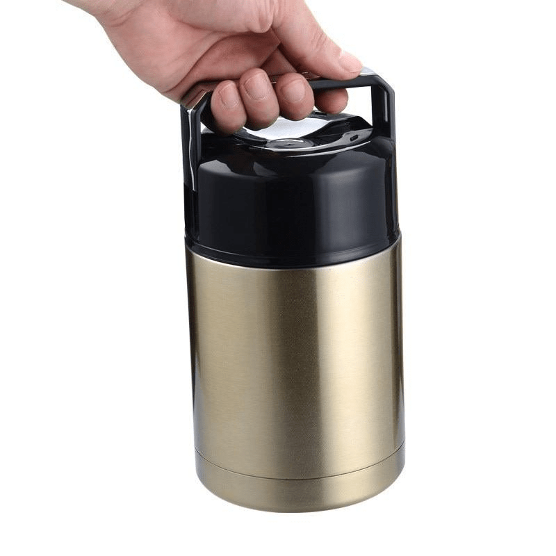 Large Capacity 1000ML Lunch Box Stainless Steel Food Container Vacuum Flask