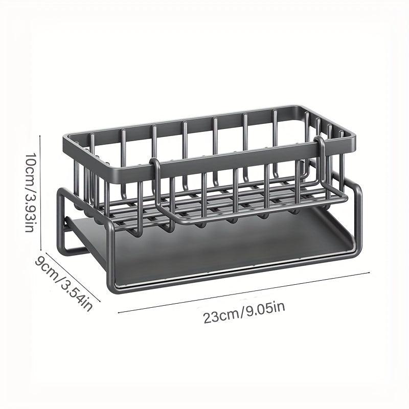 Faucet Sponge Holder Sink Caddy Organizer Hanging Rack Kitchen Accessories