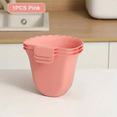 Lace Sideboard Pail Hanging Storage Box for Home Office Kitchen