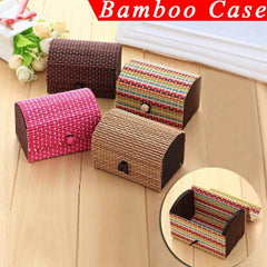 Bamboo Curtain Jewelry Storage Box Mini