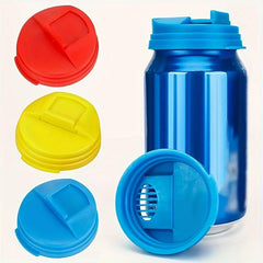 Reusable Beverage Can Cover Leakproof Can Lid Protector