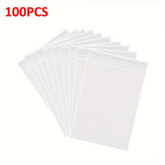 100 Small Ziplock Bags for Food Storage and Jewelry