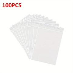 100 Small Ziplock Bags for Food Storage and Jewelry