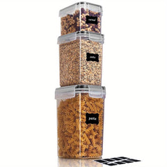 8pcs BPA Airtight Food Storage Containers with Lids - Organize Dry Foods