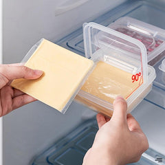 Butter Cheese Storage Box Refrigerator Transparent Container Kitchen Accessories
