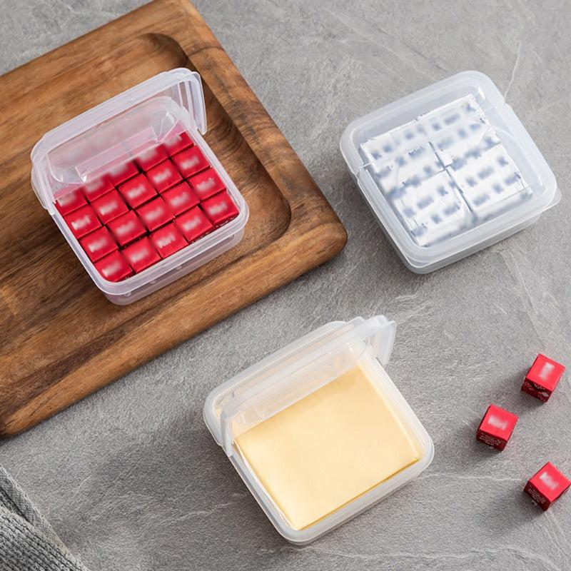 Butter Cheese Storage Box Refrigerator Transparent Container Kitchen Accessories