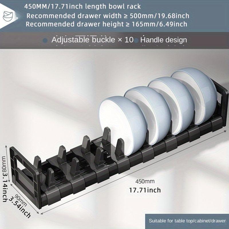 Aluminum Kitchen Bowl Holder Dish Rack