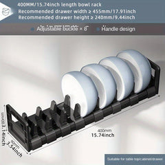 Aluminum Kitchen Bowl Holder Dish Rack