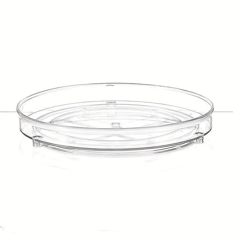 2pcs Lazy Susan Cabinet Organizer 9 25'' 10 6 Clear Plastic Turntable