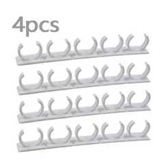 4 Pack Storage Rack for Seasonings Bottles and Cups with Adhesive Tape