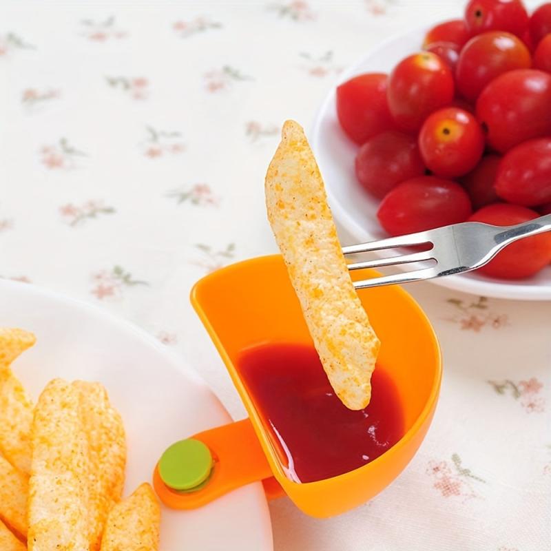 4 Pcs Dip Clip Bowl Plate Holder Assorted Dip Clips Kit