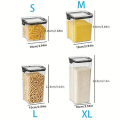 Clear Airtight Food Storage Containers With Lids