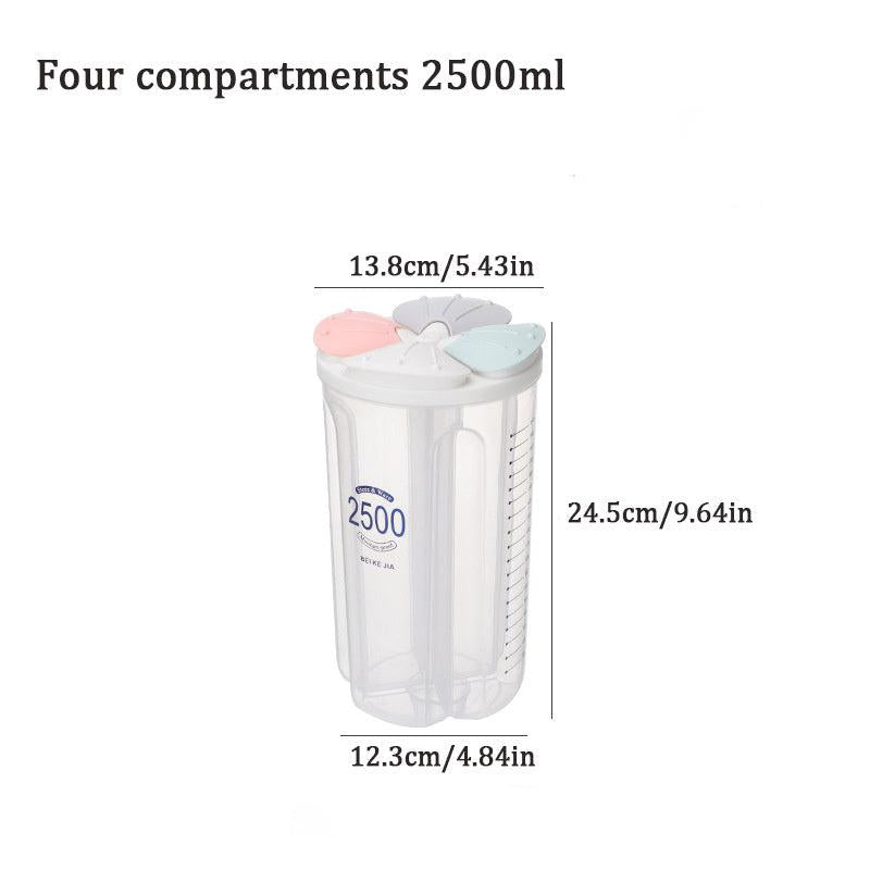 Airtight Square Food Storage Container Keeps Food Fresh
