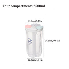 Airtight Square Food Storage Container Keeps Food Fresh