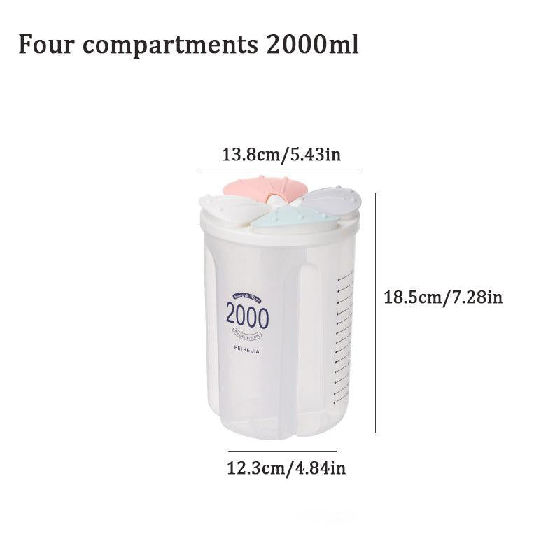 Airtight Square Food Storage Container Keeps Food Fresh