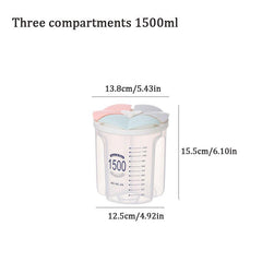Airtight Square Food Storage Container Keeps Food Fresh