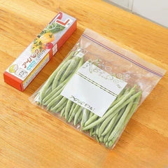 65pcs Clear Zipper Bag Sealed Food Storage Zipper Lock Bag for Snack Portable