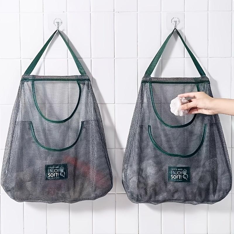 Portable Vegetable Storage Mesh Bag Kitchen Fruit Storage Mesh Bag