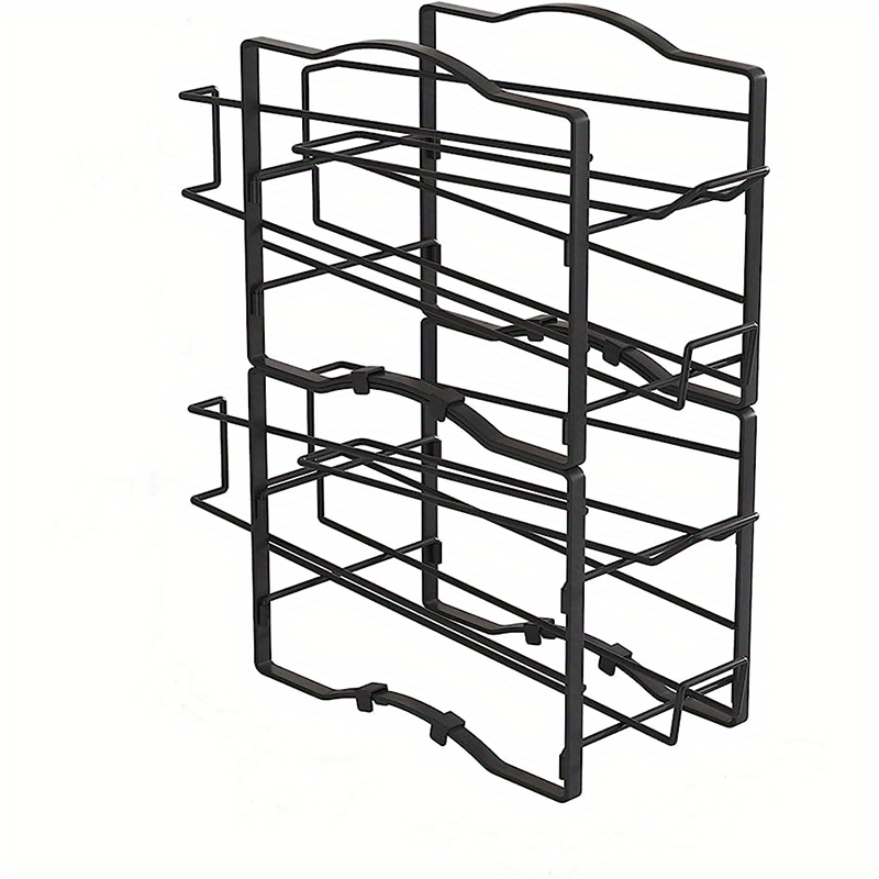 2 Pack Soda Can Organizer Rack Stackable Beverage Storage Dispenser Holder Metal