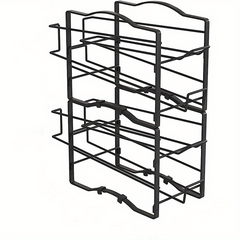 2 Pack Soda Can Organizer Rack Stackable Beverage Storage Dispenser Holder Metal