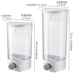 1pc Wall-mounted Cereal Storage Box Moisture-proof Jar