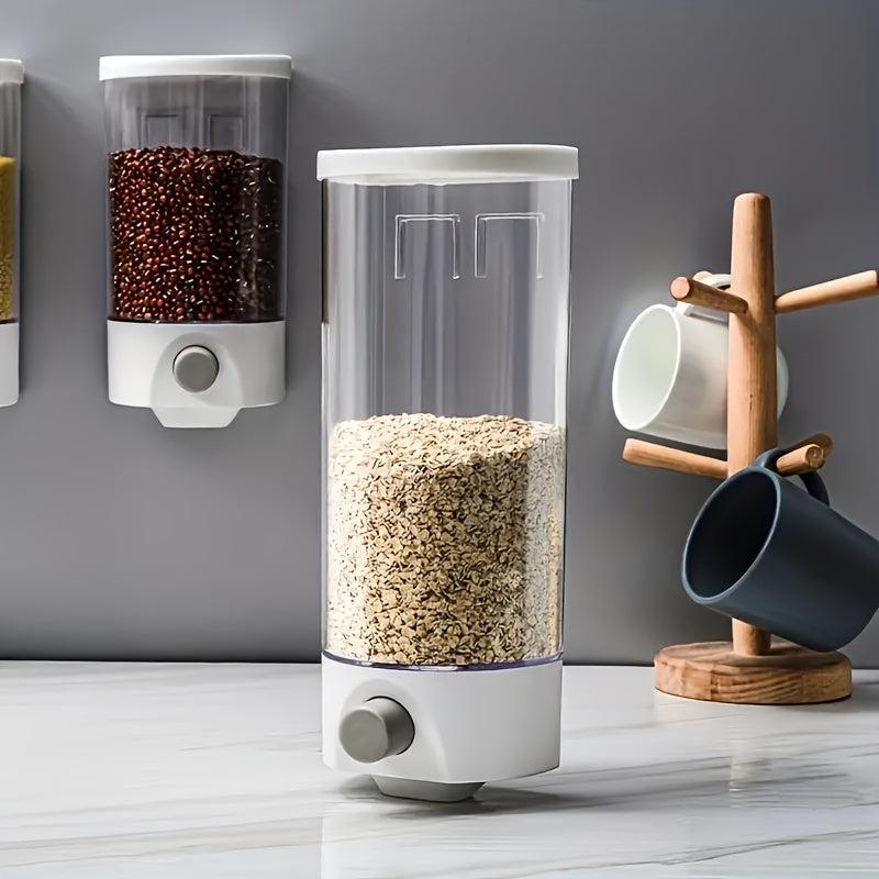 1pc Wall-mounted Cereal Storage Box Moisture-proof Jar
