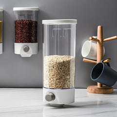 1pc Wall-mounted Cereal Storage Box Moisture-proof Jar